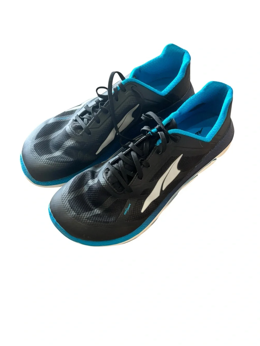 Altra Mens Duo Trail Running Shoes Black Blue Size 13 Cushioned Lightweight